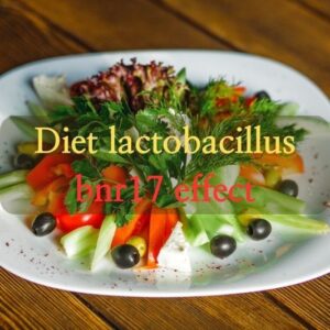 Diet lactobacillus bnr17 effect