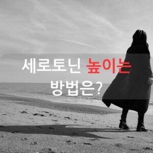 세로토닌 높이는 방법