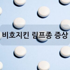 비호지킨 림프종 증상