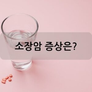 소장암 증상