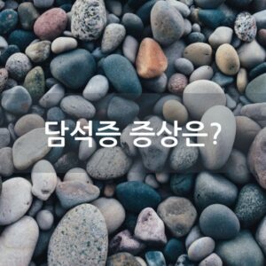 담석증 증상