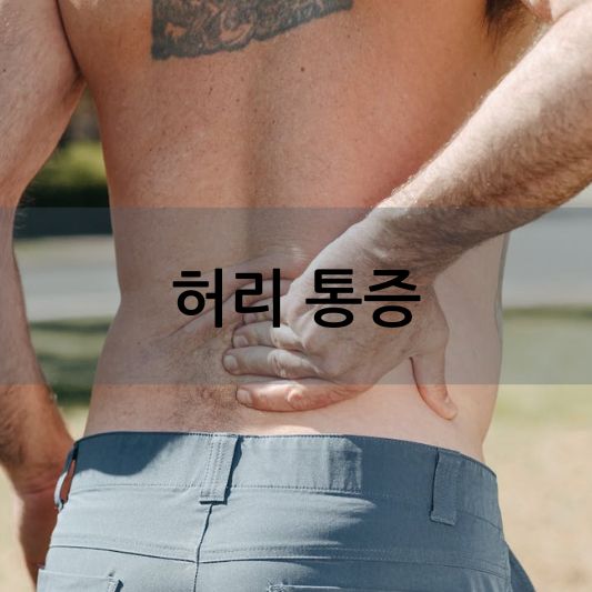 허리 통증? 허리 디스크의 증상을 미리 알아보기.