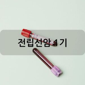 전립선암 1기