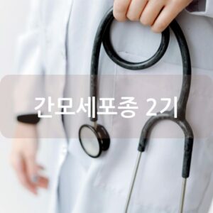 간모세포종 2기