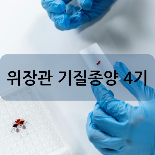 위장관 기질종양 4기: 원인, 증상, 치료 방법 알아보기!