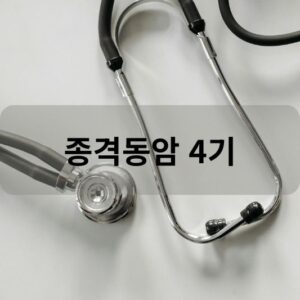 종격동암 4기