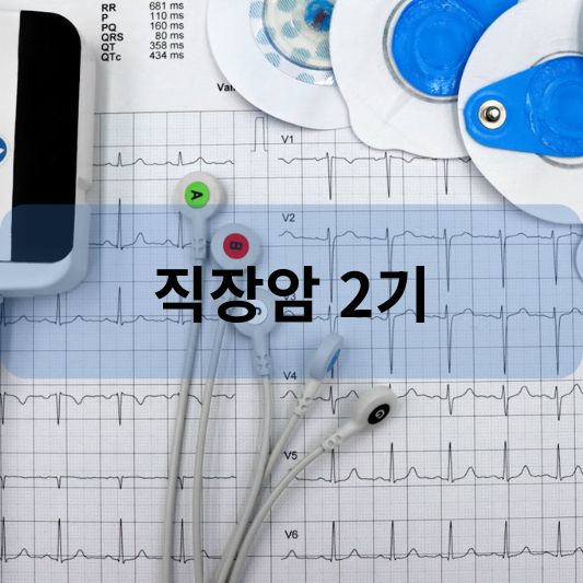 직장암 2기: 원인, 증상, 치료 방법 알아보기!