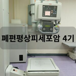 폐편평상피세포암 4기