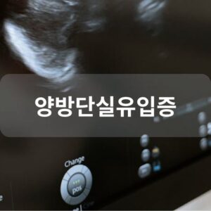 양방단실유입증