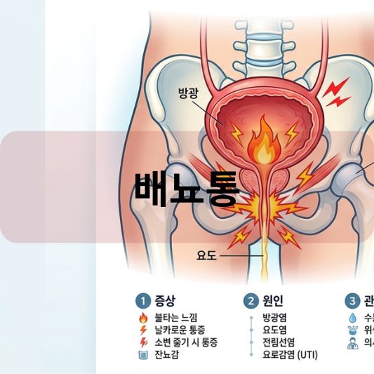 배뇨통: 원인 증상 치료 방법 알아보기!