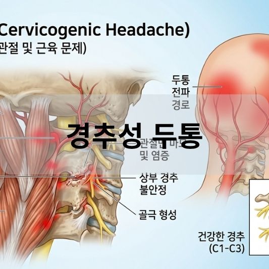 경추성 두통: 원인, 증상, 약, 치료 방법 알아보기!