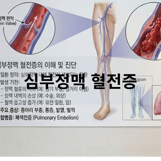 심부정맥 혈전증: 원인, 증상, 검사, 치료 방법 알아보기!