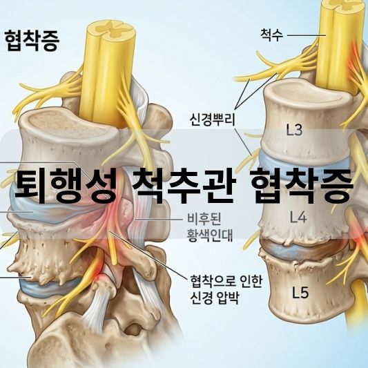 퇴행성 척추관 협착증: 원인, 증상, 치료 방법 알아보기!