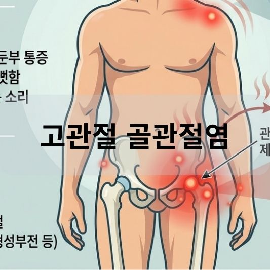 고관절 골관절염: 원인, 증상, 치료 방법 알아보기!