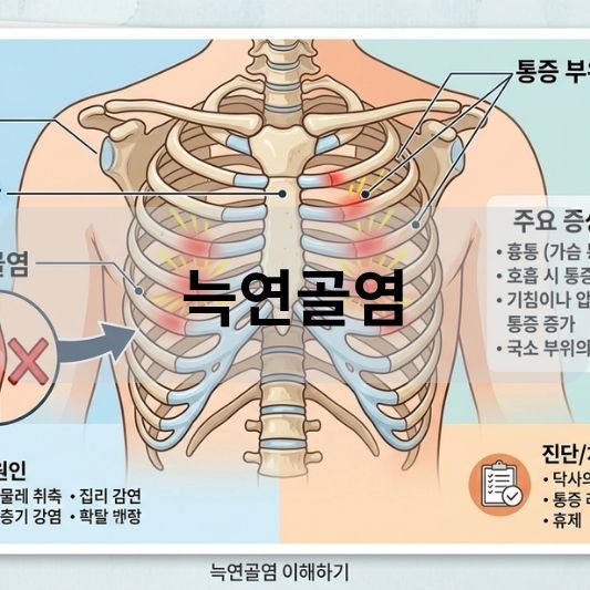 늑연골염: 원인, 증상, 치료 방법 알아보기!