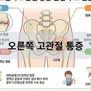 오른쪽 고관절 통증