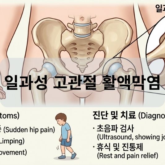 일과성 고관절 활액막염: 원인, 증상, 치료 방법 알아보기!